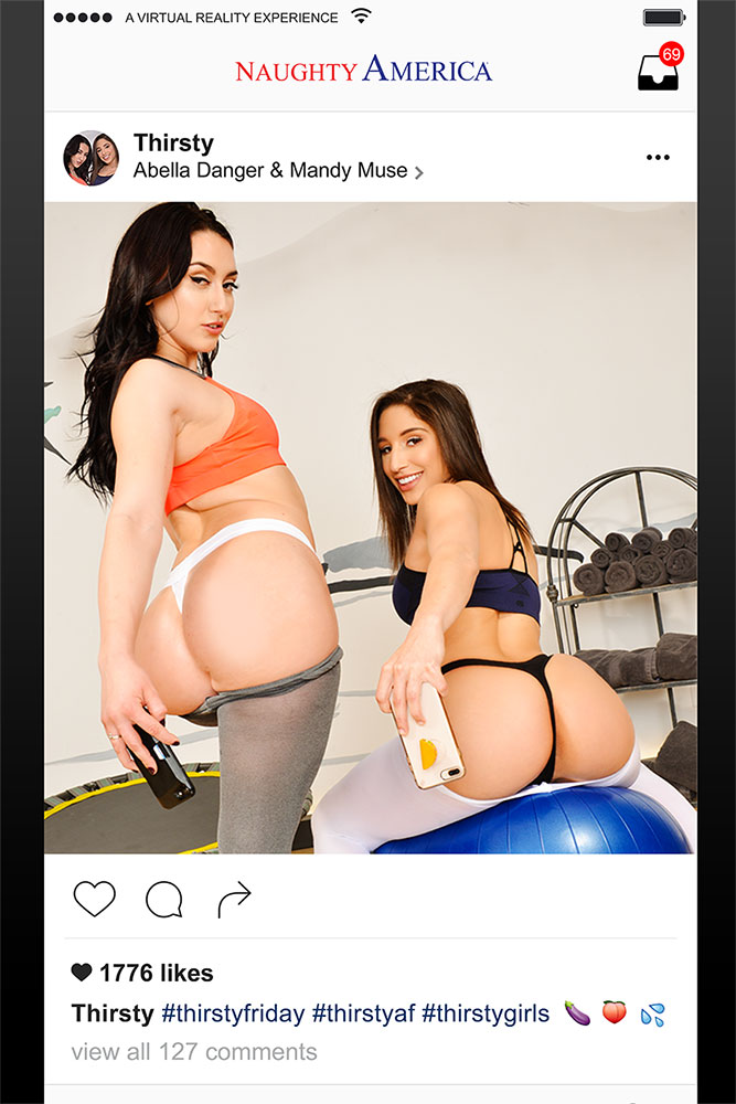 "Thirsty" featuring Abella Danger and Mandy Muse!