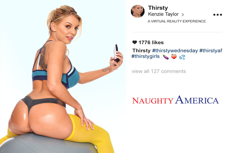 "Thirsty" featuring Kenzie Taylor VR Porn