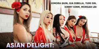 SLR Originals - Asian Delight: Imperial Concubines - Gia, Morgan, Kimmy, Yumi & Kimora VRPorn